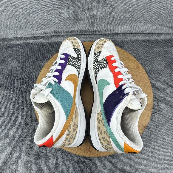Nike Dunk Low SE Animal Pack Shoes Womens Size 8.5 Multi Color DN3866-100 - Picture 6 of 9